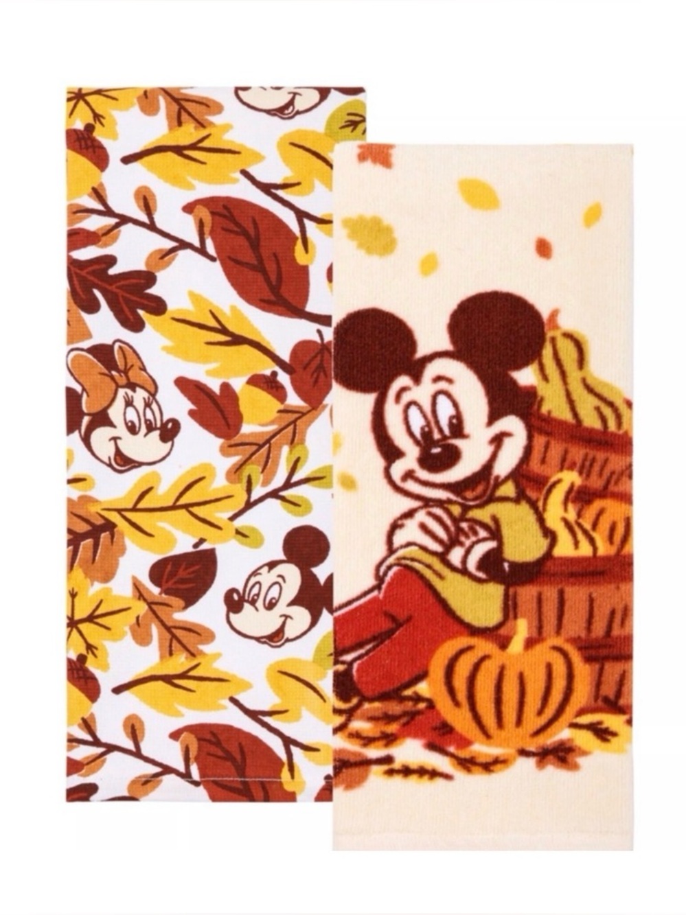 Disney's 2-Pack NWT (R $16) Mickey & Minnie Kitchen Towels